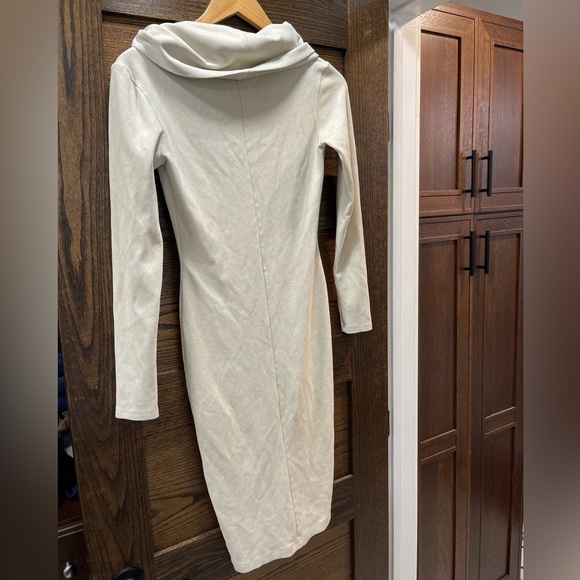 BILL HALLMAN Cowl Neck Midi Dress - Picture 2 of 2